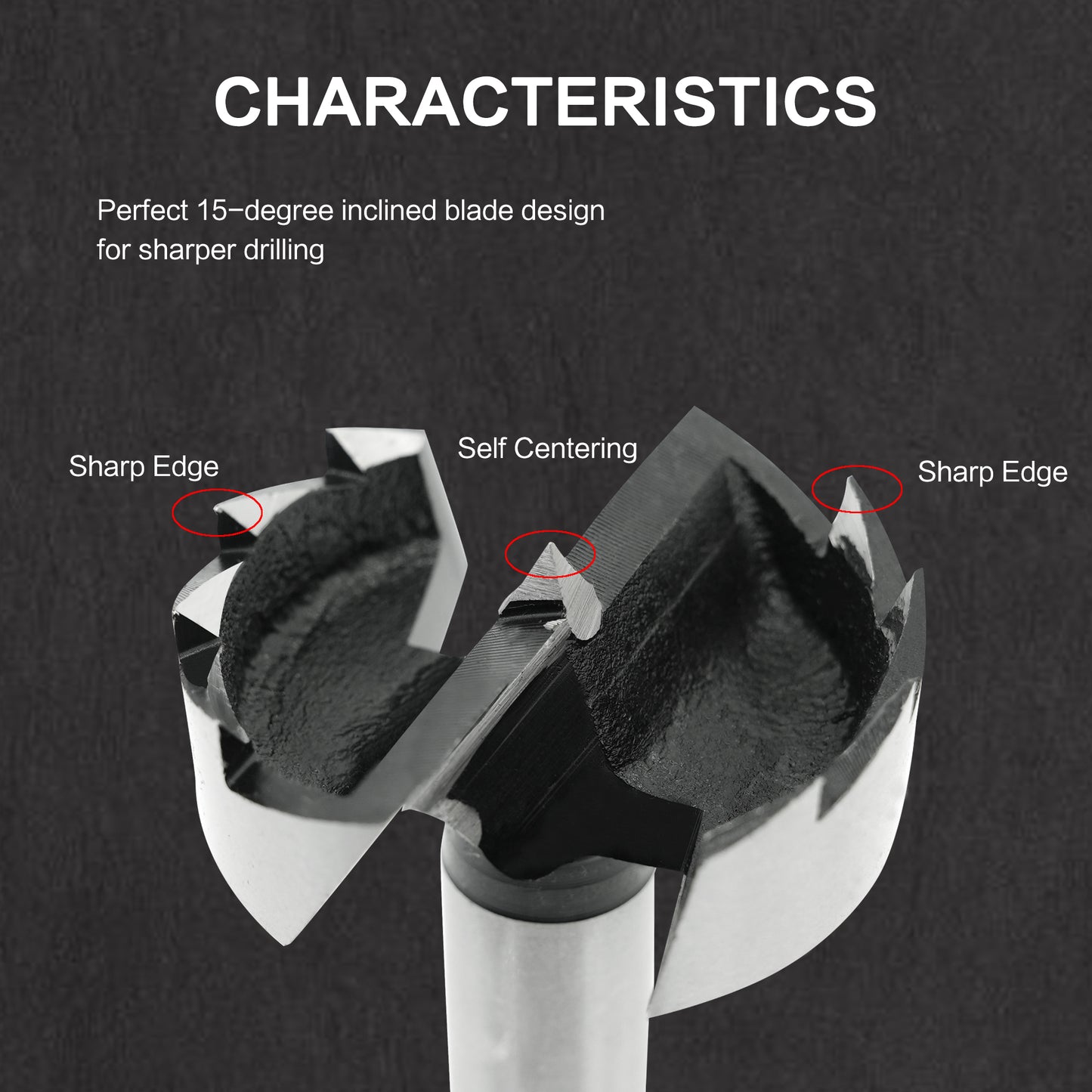 16Pcs round handle flat-winged cylindrical mantle