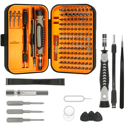 130 in 1 Electronic Magnetic Screwdriver Set with 120 Bits Repair Tool Kit for Computer