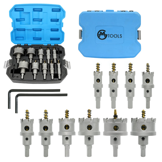 10-TCT professional hole opener, easy drilling of metal and wood boards, smooth edges and no burrs