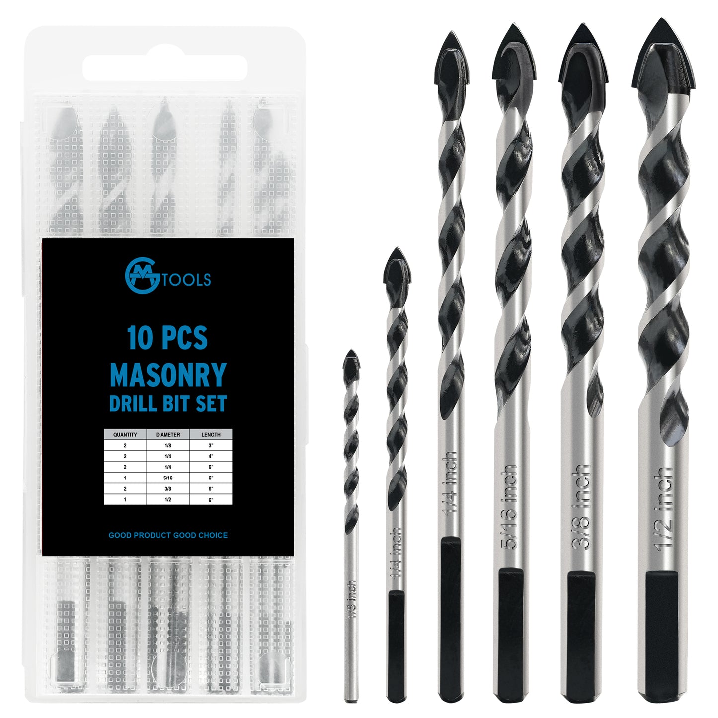 10pcs multi-function glass drill Carbon steel glass drill bit precision drilling, smooth edge like polishing