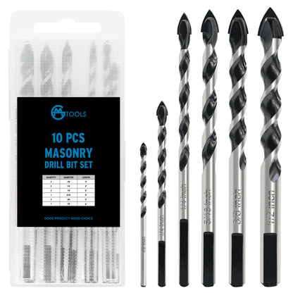 10pcs multi-function glass drill Carbon steel glass drill bit precision drilling, smooth edge like polishing