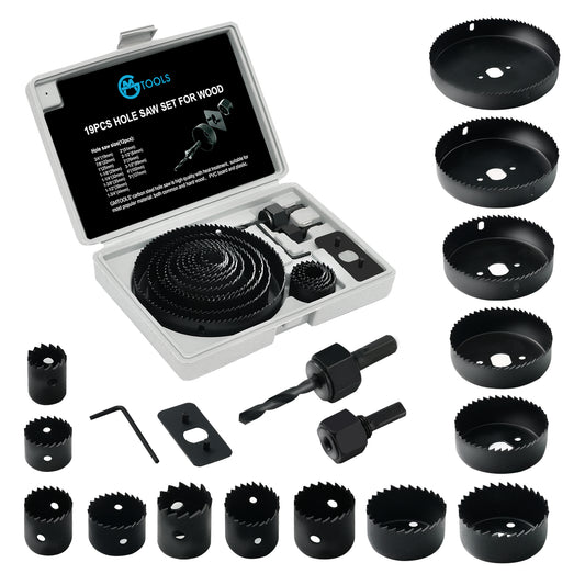 16PC carbon steel hole opener for drilling metal and wood easily