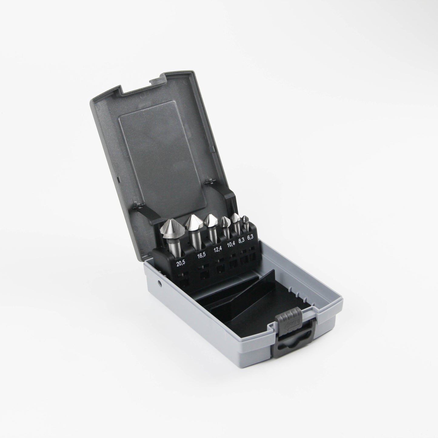6-piece chamfer/deburring tool set | Carbide tip | For metal/wood/plastic/PVC pipe