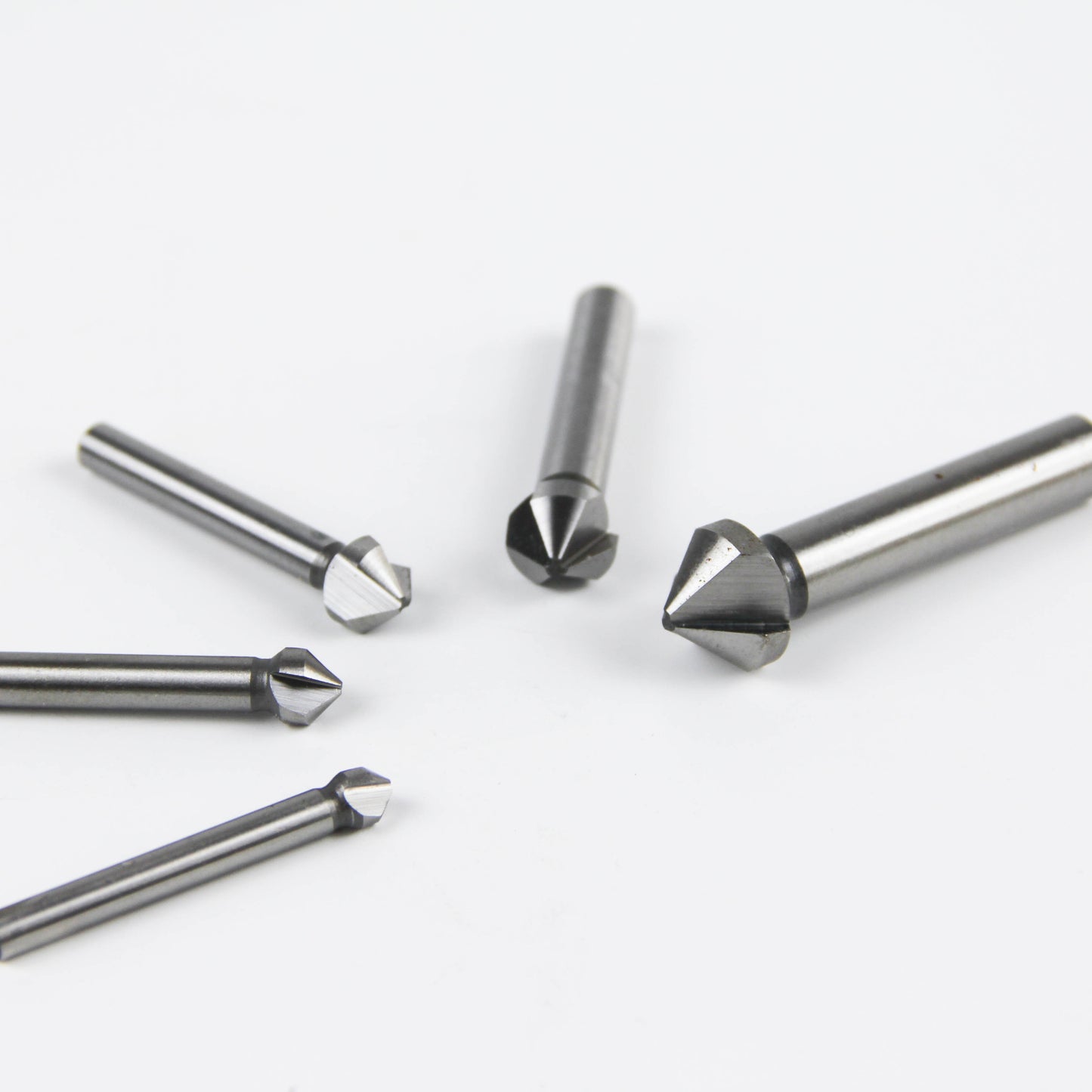 6-piece chamfer/deburring tool set | Carbide tip | For metal/wood/plastic/PVC pipe