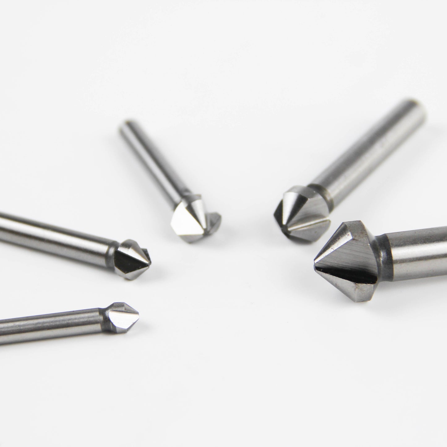 6-piece chamfer/deburring tool set | Carbide tip | For metal/wood/plastic/PVC pipe