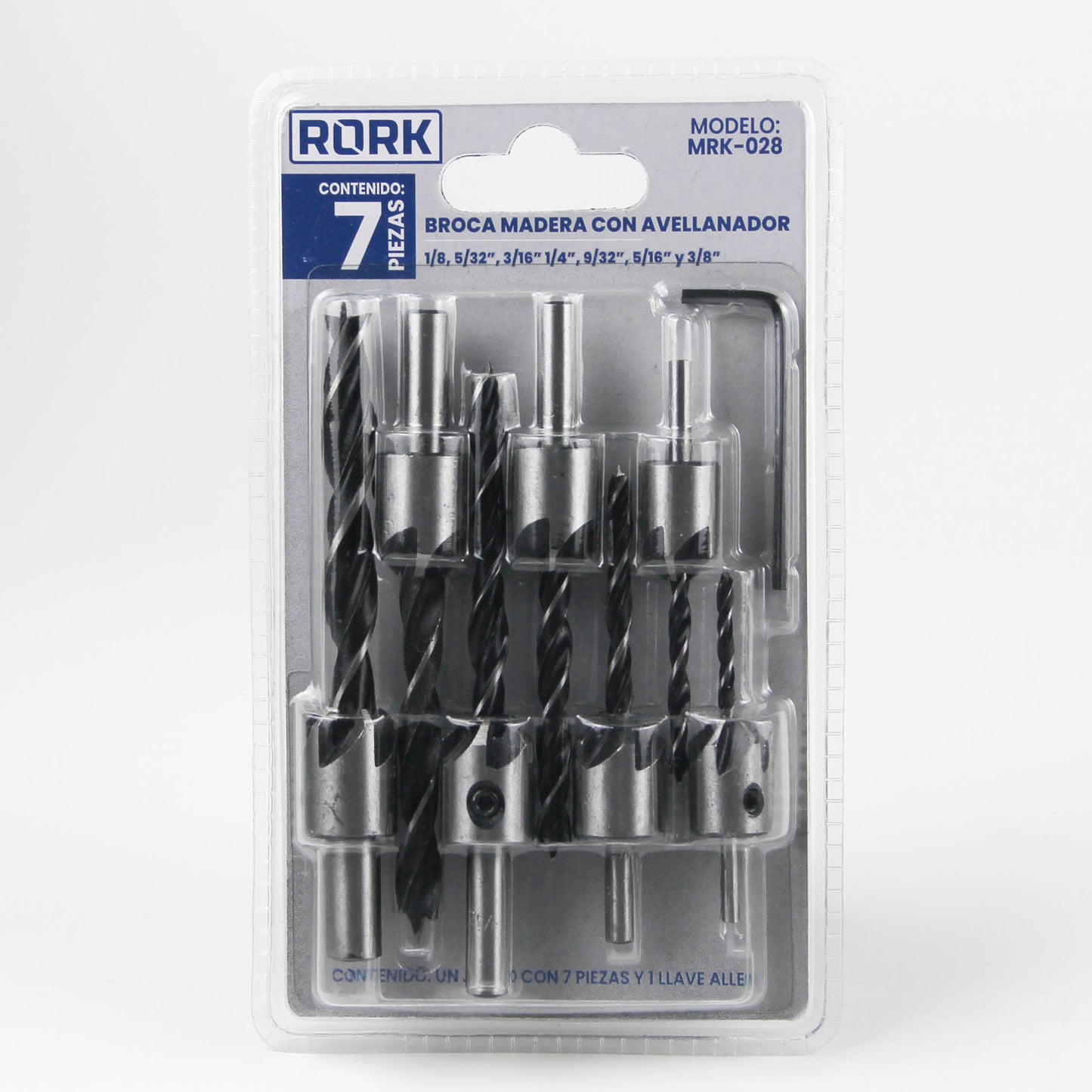 7-piece set twist drill bits for metal/wood/plastic/PVC pipes