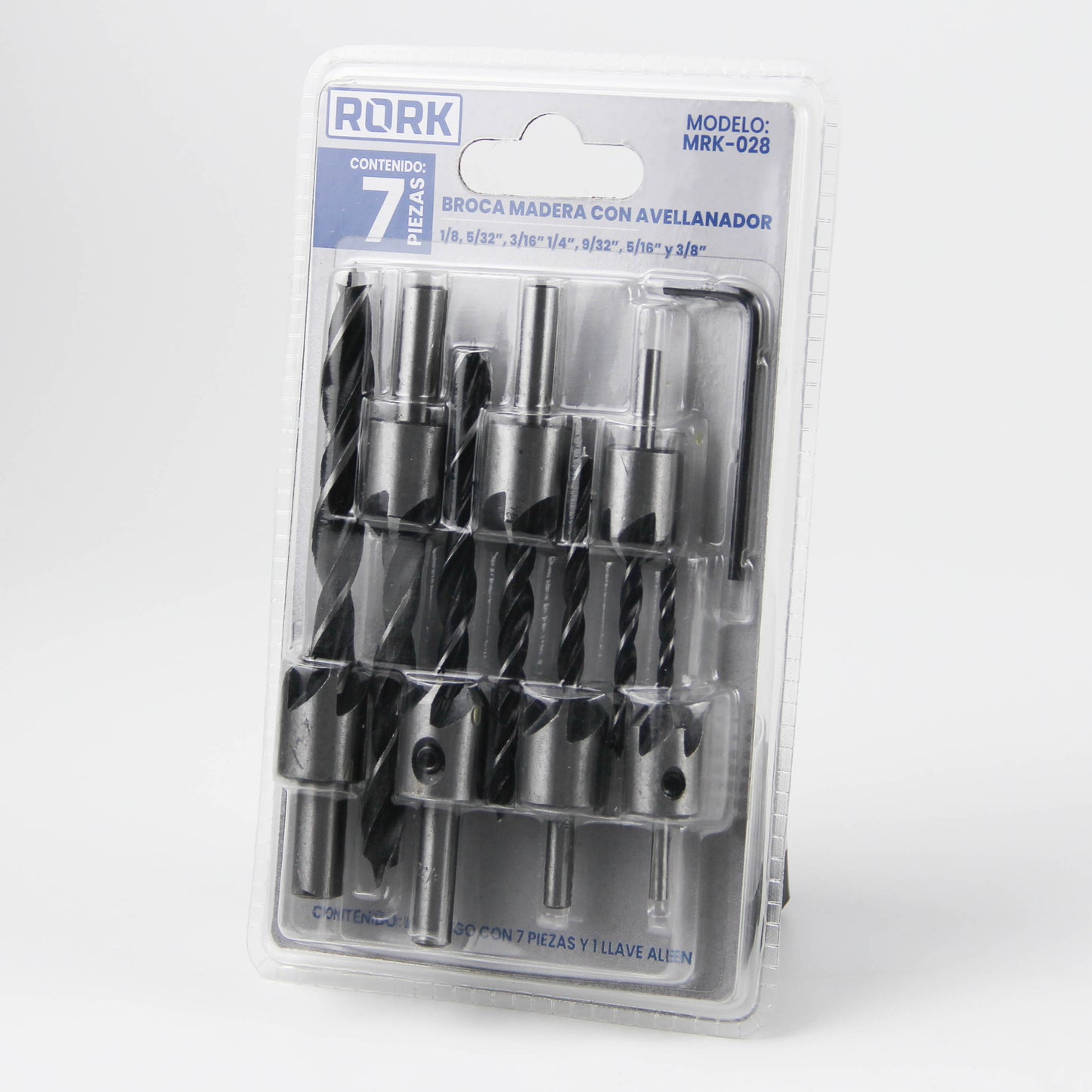 7-piece set twist drill bits for metal/wood/plastic/PVC pipes