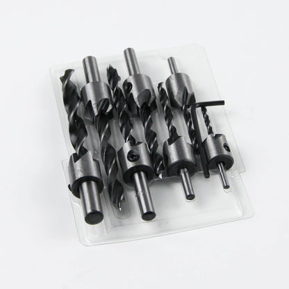 7-piece set twist drill bits for metal/wood/plastic/PVC pipes