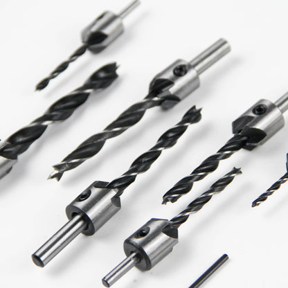 7-piece set twist drill bits for metal/wood/plastic/PVC pipes