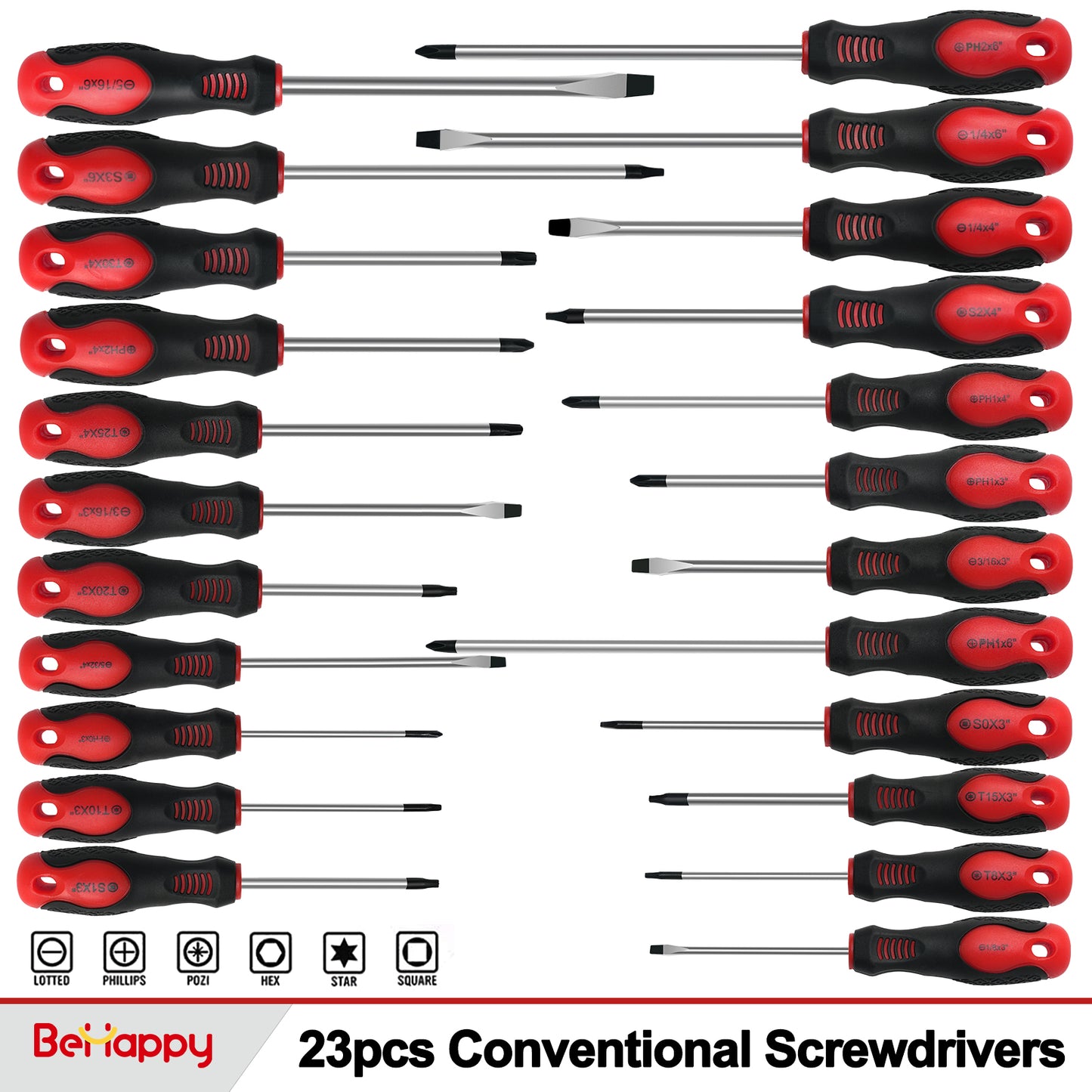 23 types of screwdrivers + iron-made barb screws + 76 precision critique boxes (60 critiques + 8 electric critiques + 2-shaped + 6 sleeves + 2 internal hexagons) + porcelain all-powerful repair tool box
