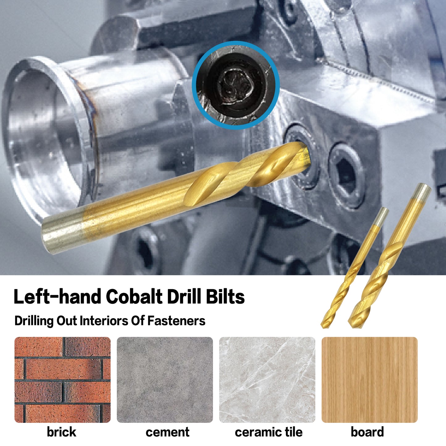 35-Piece Helical Screw Puller Bolt Puller Kit, Easy Removal Kit with Left Hand Drill Bit Multi-spline Puller for Stripping Damaged