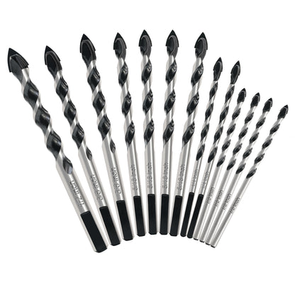 10pcs multi-function glass drill Carbon steel glass drill bit precision drilling, smooth edge like polishing