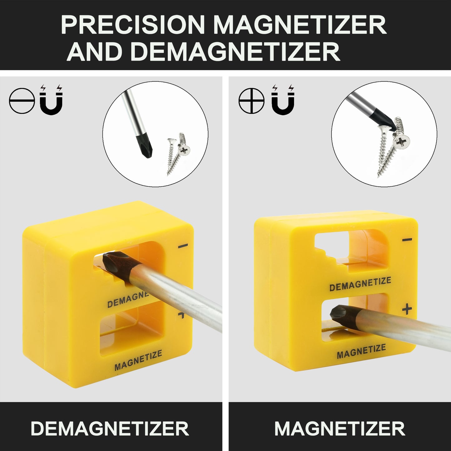 43pcs Magnetic Screwdriver Set, Including Slotted, Phillips, Hexagonal, Pozidriv, Magnetizer