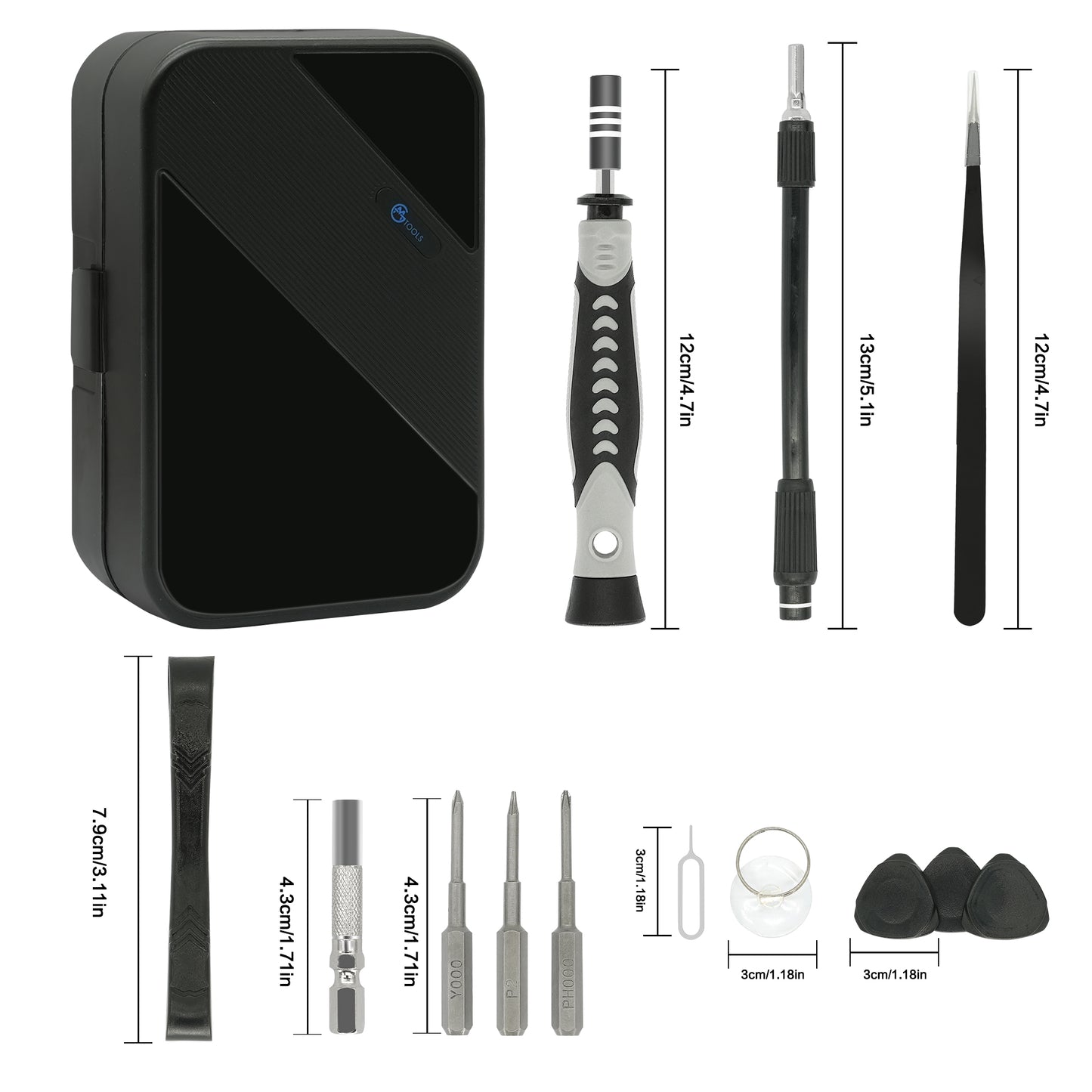 130 in 1 Electronic Magnetic Screwdriver Set with 120 Bits Repair Tool Kit for Computer
