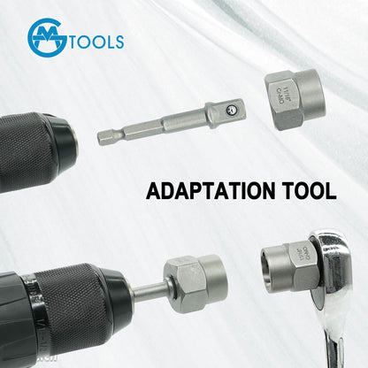 Screw Puller Kit, Multi-Spline Hex Head, 3/8 Inch Drive Easy Removal Bolt Puller Kit for Removing Stripped, Rounded, 18 pce
